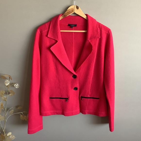 🇳🇱Claudia Strater Hot Pink Wool Jacket/ Blazer - Picture 1 of 11